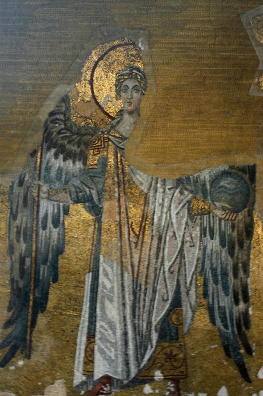 Istanbul Aya Sofya angel mosaic