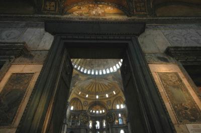 Istanbul Aya Sofya imperial entrance