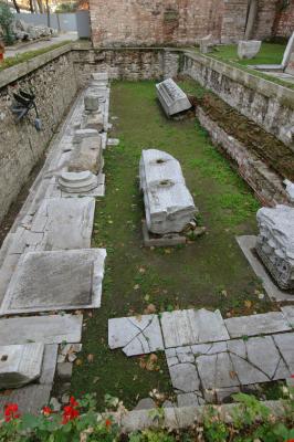 Istanbul Aya Sofya part of Theodosius II church