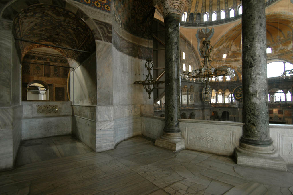 Istanbul Aya Sofya first floor