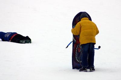Wes and his sled