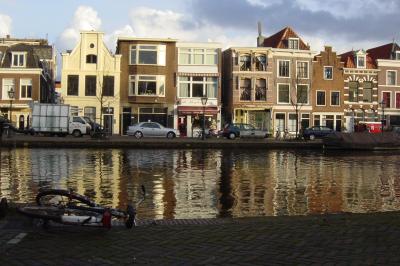 Street Along the Rijn in Leiden