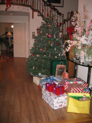 presents under the tree!