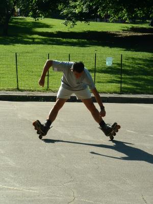 Acrobatic Skater, Central Park