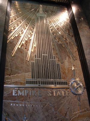 Plaque in Empire State Building