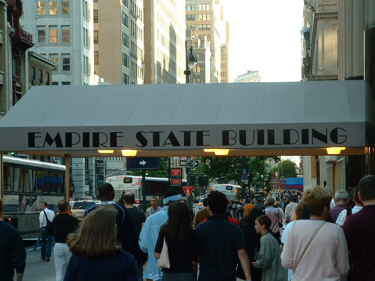Entering Empire State Building