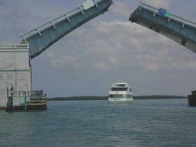 Passing thru theSanibel CauswayBridge