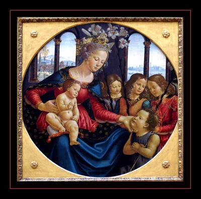 La Vierge et l' enfant ( 1490) par Domenico GHIRLANDAJO