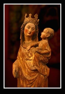 Virgin Mary, 13th century polychrome wood