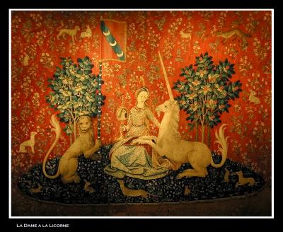 ...such as The Lady and the Unicorn tapestry...