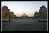 le Louvre at sunrise