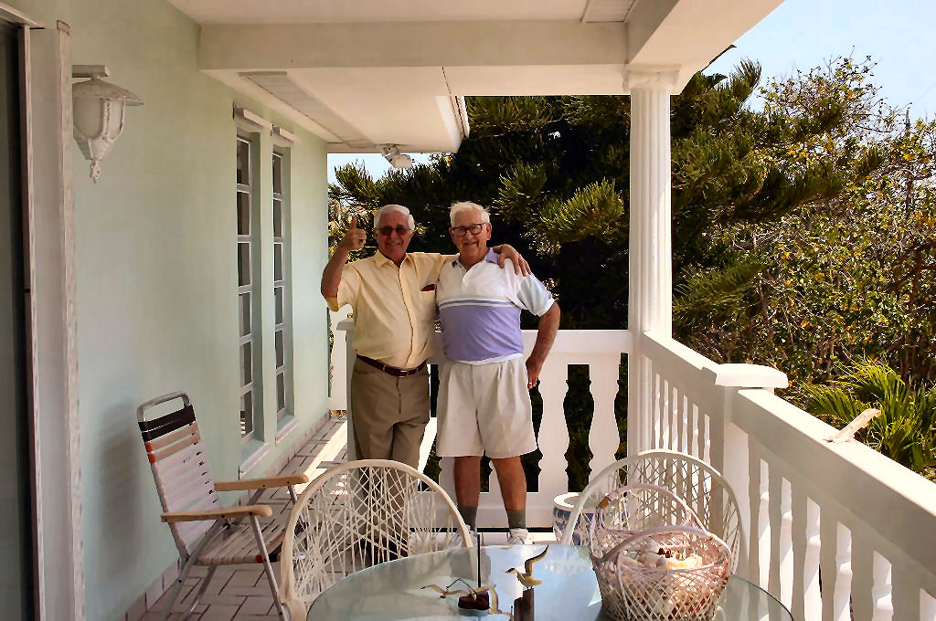 Fred with Charlie Kuhn, my dear friend.