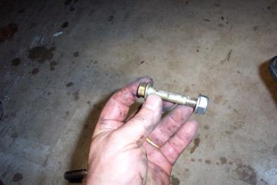 Bottom shock bolt pulled out