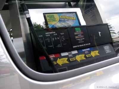 Fuel Pump in Car Window