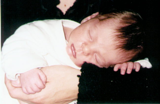 Baby peace.-Geyzis Grandson Amir