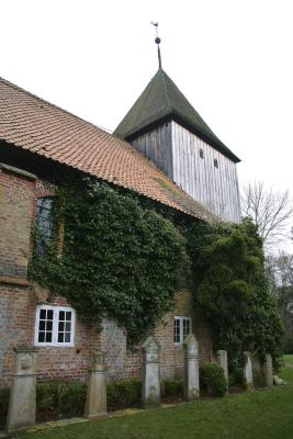 Sailor's tombs next to the church