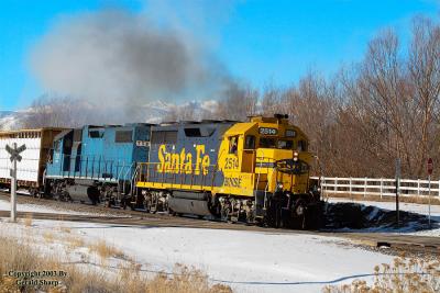 BNSF 2514 At Highland, CO