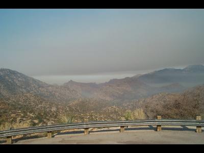 Smoke thick at pullout