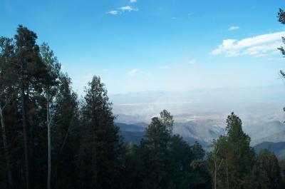 Elevations Mt Lemmon (9150 ft) Tucson (2400 ft)