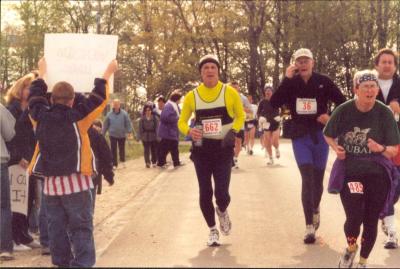 Bayshore Marathon, Traverse City Michigan. May 25, 2002