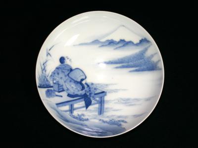 In the Moment  -  Hiraldo Nabeshima Plate, 19th century, 6 inches diameter