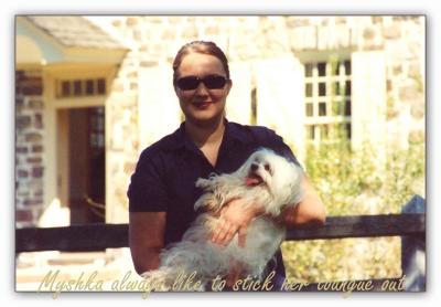 Magda and Myshka at Valley Forge