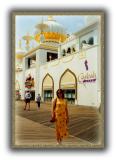 Iryna at the Taj