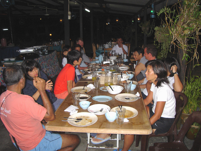 our seafood bbq dinner