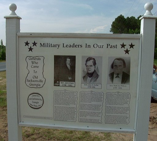 Marker 2b - Generals Clark, Coffee, Willcox
