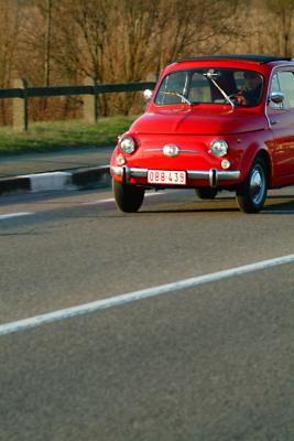 little red car