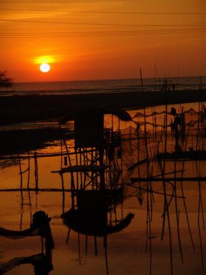 Fishing Sunset