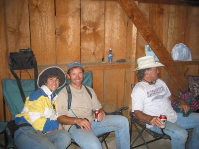 Happy, tired riders