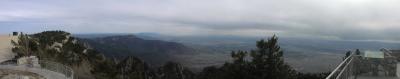 Panorama fom Sandia Crest overlooking Albuquerque