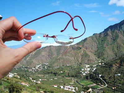 glasses, Hermigua valley