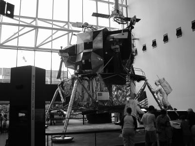 Apollo Lander - b&w