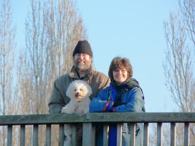 Steve, Di dog & bridge