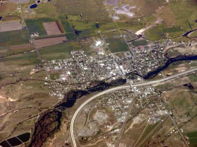 a larger town (city?)