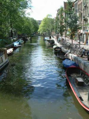 One of the zillion canals Amsterdam has