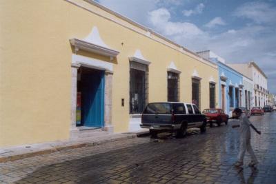 Campeche - Washed street (*)