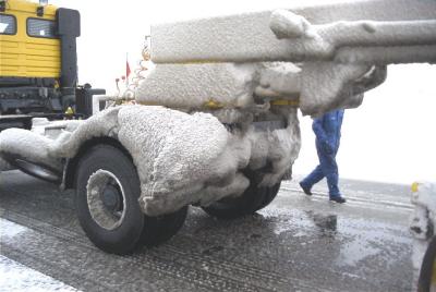 Sneeuwvloot in actie