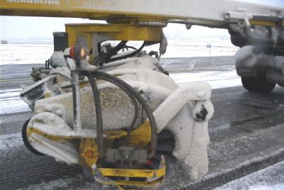Sneeuwvloot in actie
