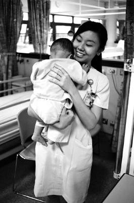 Nurse and Young Patient