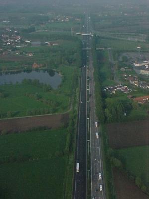 the E17, motorway France-Antwerp