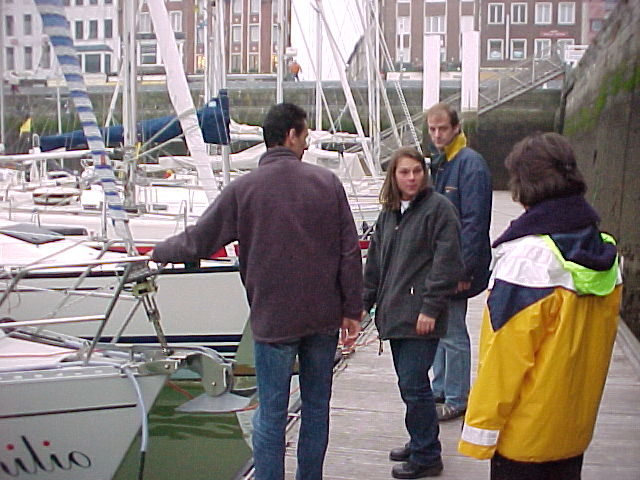 ready for the sailing race Ostend-ramsgate-Ostend