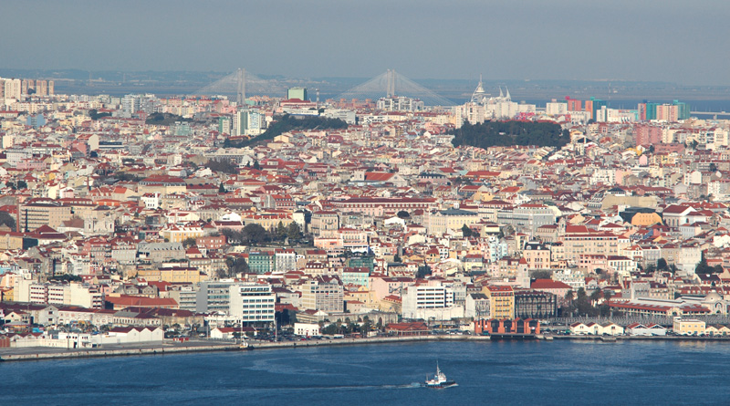 view from cristo rei