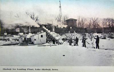 Okoboji Ice Loading Plant 1912