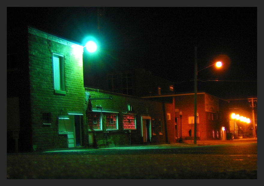 Old Viroqua Dairy at Night