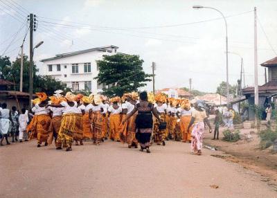 Marching women - Nigeria