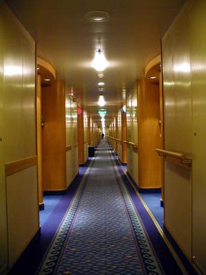 One VERY, VERY long hall.