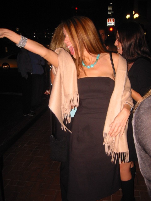 Debbi posing